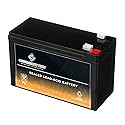 CB CHROMEBATTERY 12V 7.5AH Maintenance-Free Battery for Alarm Systems, Scooters, Toys, Emergency Lights, and More - Spade (F1) Terminal