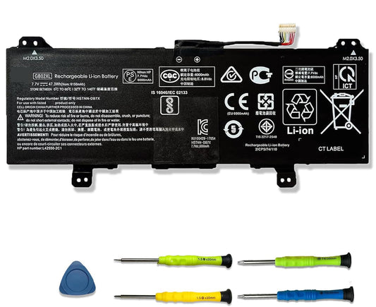 SUNNEAR GB02XL/GM02XL L42583-005 Battery Replacement for HP Chromebook x360 11 G1/G2 EE (Education Edition), Chromebook 11A G6/G8 EE, 11 G7/G8 EE, 14
