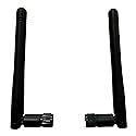 Stratux ADS-B 3dBi Gain Small Antenna Set - 1090MHz & 978MHz Labeled Antenna Bundle for SMA and MCX-Connected Software Defined Radios (SDRs)
