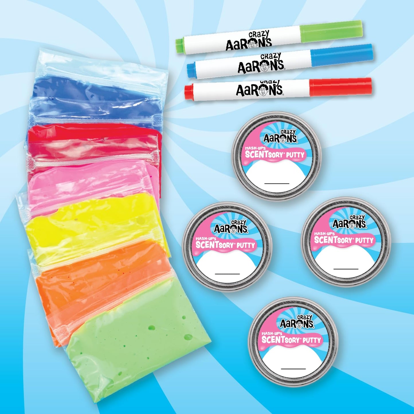 Crazy Aaron's® Mixed by Me SCENTsory(tm) Putty Mash-Ups - Made in USA