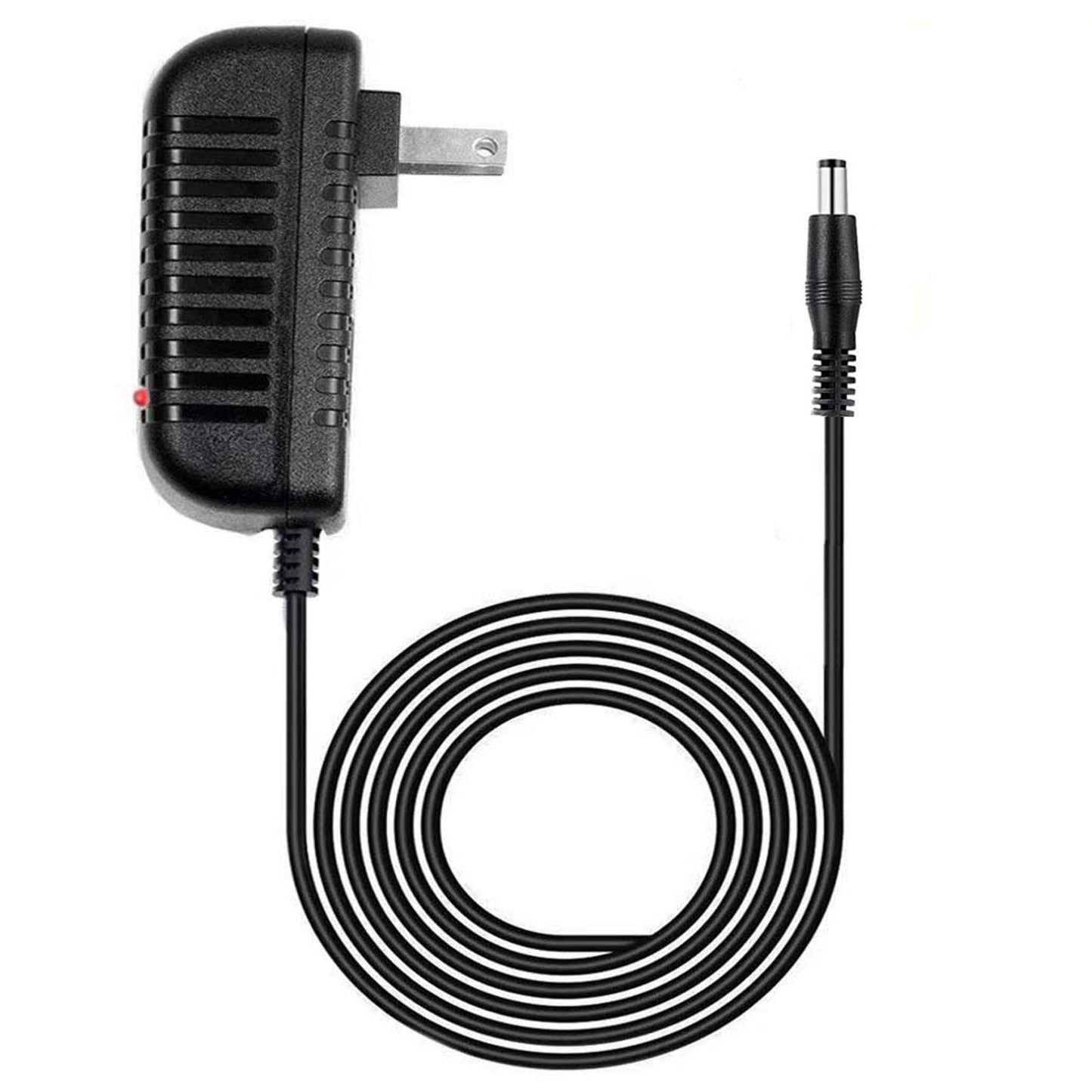 AC Adapter for Lifestyler C760 Exercise Bike DC Power Supply Charger Cord Cable, 5 Feet, with LED Indicator, Compatible Replacement