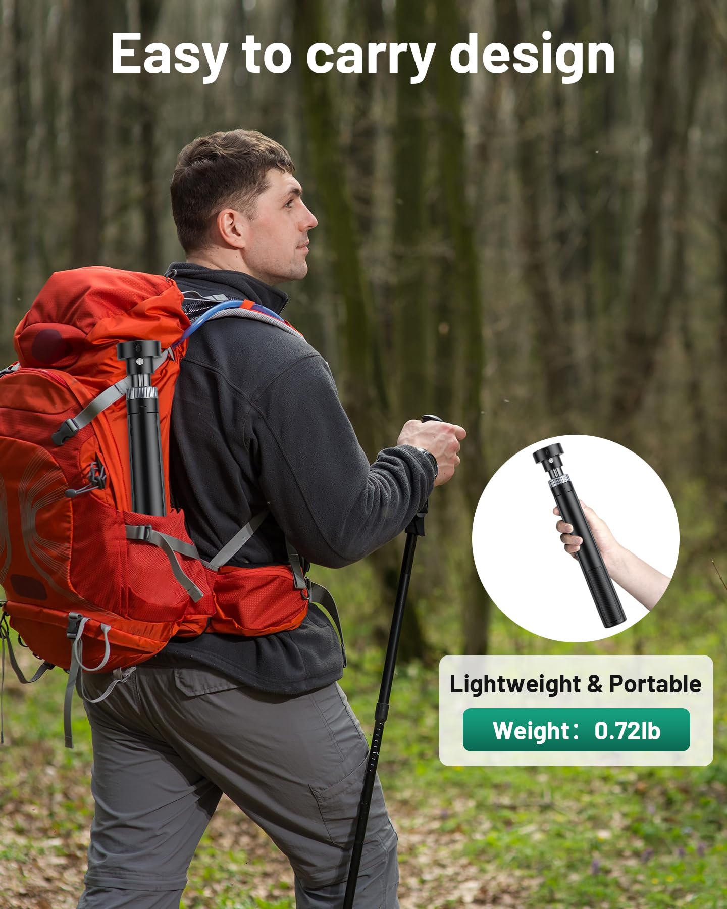 XMoving Starlink Mini Tripod, Portable Tripod Stand Mount with Aluminum Tripod Adapter, Compatible with New and Old Starlink Mini Models for Outdoor