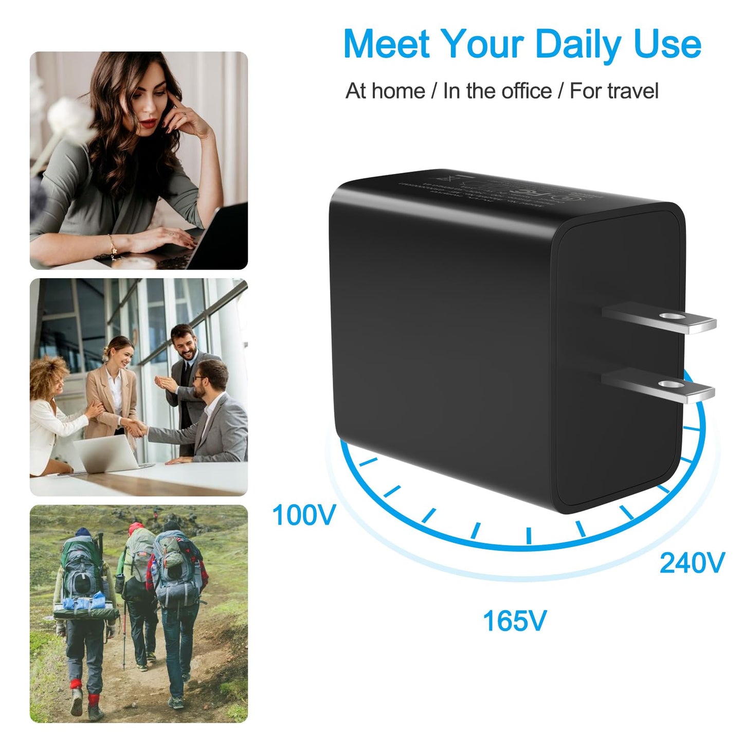 USB C Cable Fast Wall Charger for Motorola Moto G Fast/G Power/G Pure/G Stylus 5G /2022/2023/2023/2024,Edge G9 G8 G7,Play,Plus,Power,G6,X4 Z3 Z2 Play