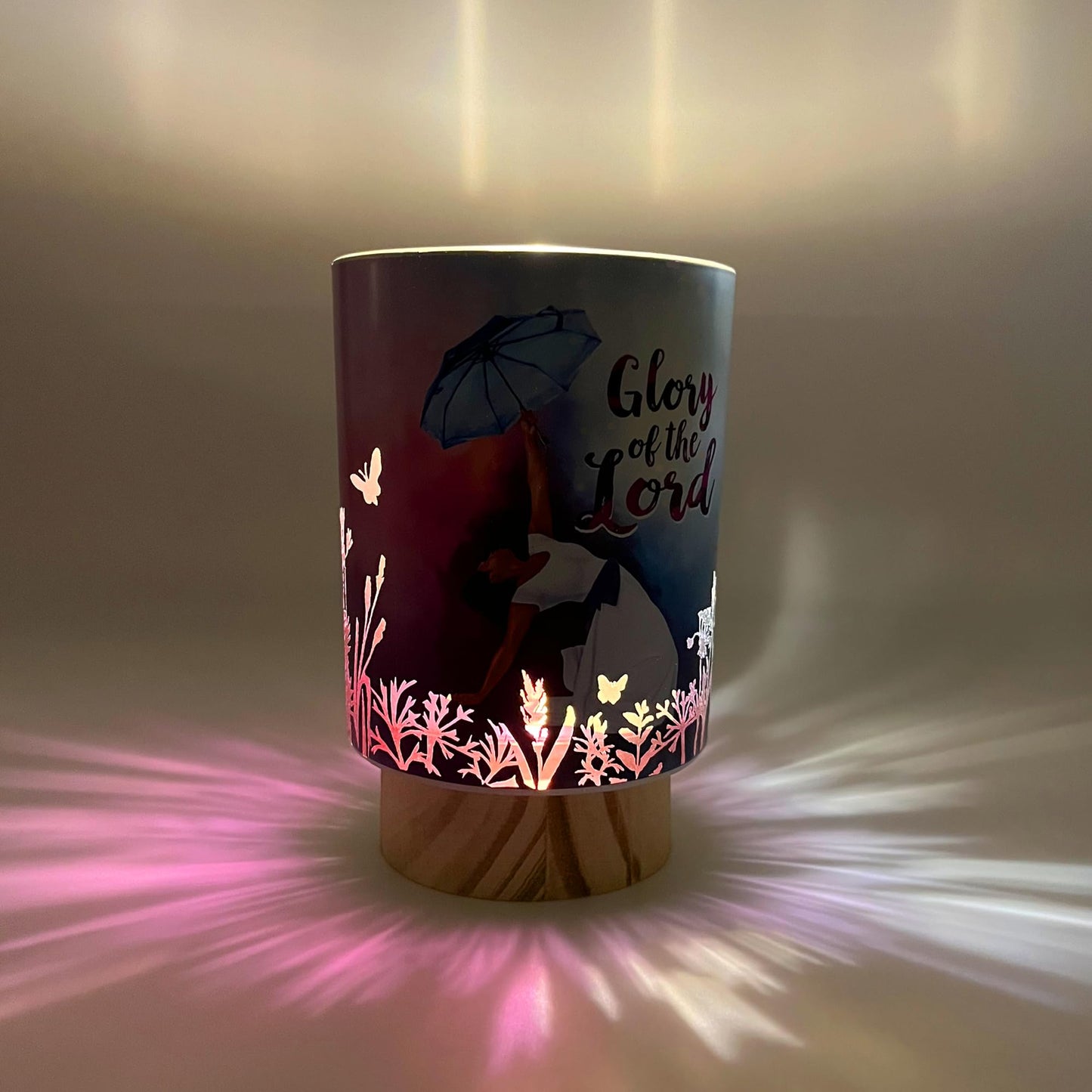 African American Expressions LED Flameless Candle - Christian Inspirational Battery Operated Candle with Uplifting Art - Spiritual & Religious Home
