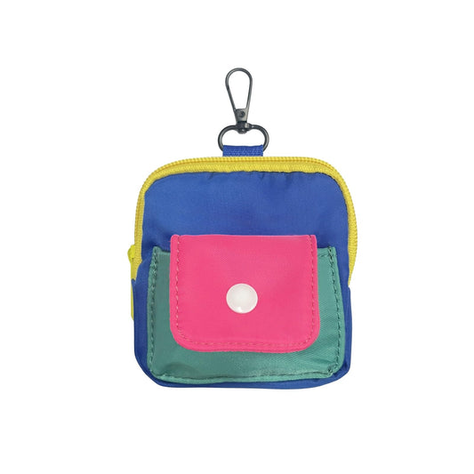 HELAIMAY Portable Headphone Case Storage Bag, Universal Wireless Earbuds Pouch, Color Blocking Phone Accessories Organizer for Earphone Data Cable