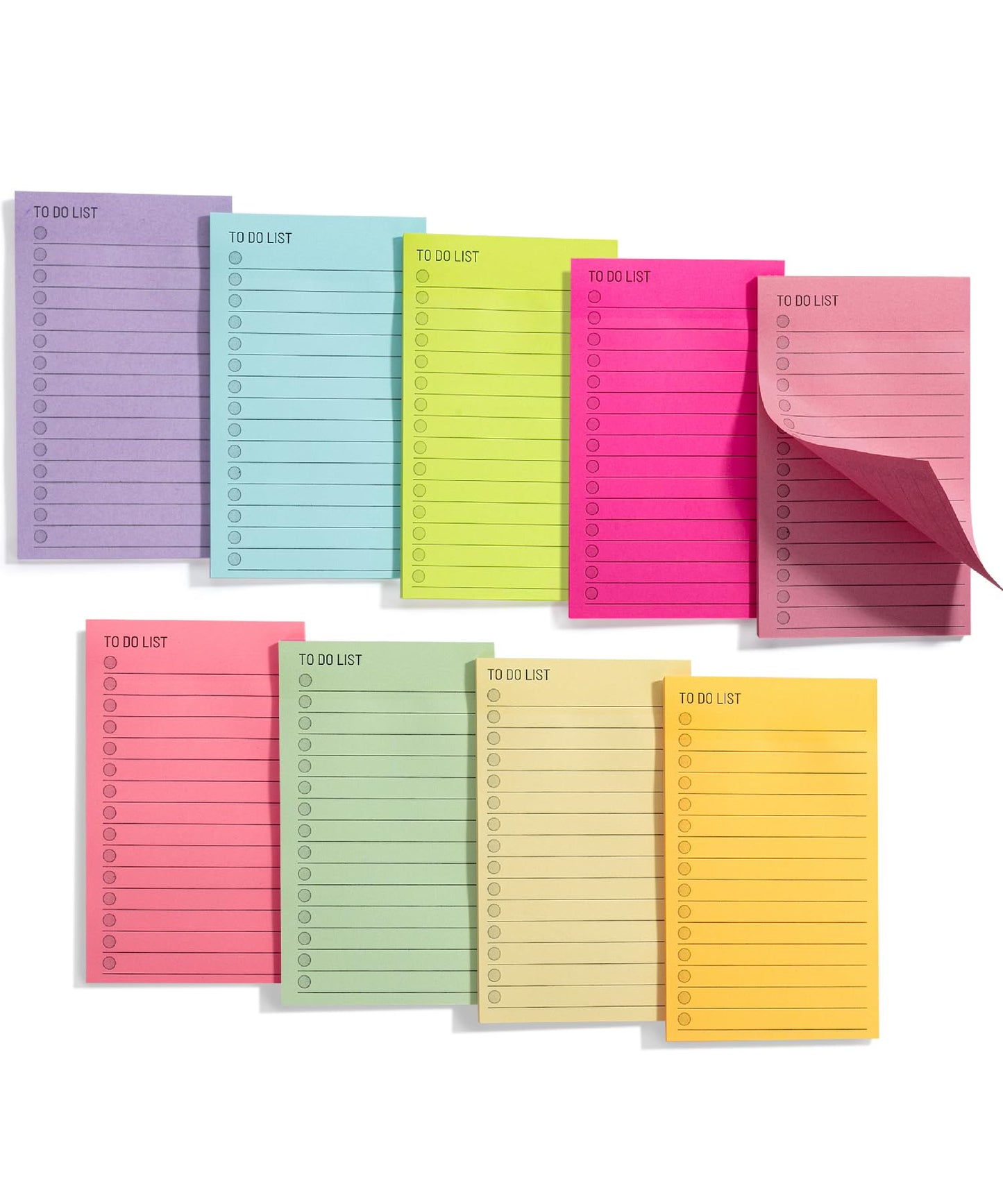 Mr. Pen- to Do List Sticky Notes, 3” x 5”, 9 Pads, 360 Sheets