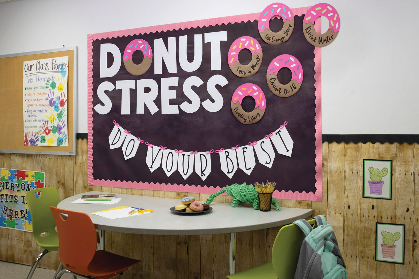 Fadeless Bulletin Board Paper, Fade-Resistant Paper for Classroom Decor, 48” x 50’, Chalkboard, 1 Roll