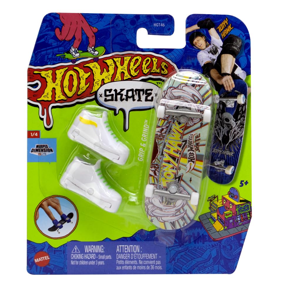 Hot Wheels Mattel Mini Skateboard with Shoes Assorted Models (HNG39)