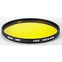 HOYA HMC K2 46mm Lens Filter (Yellow)- Tonal Enhancing Camera Filter for B&W Photography with Slim Aluminum Frame, Multi-Coated Optical Glass, Reduces