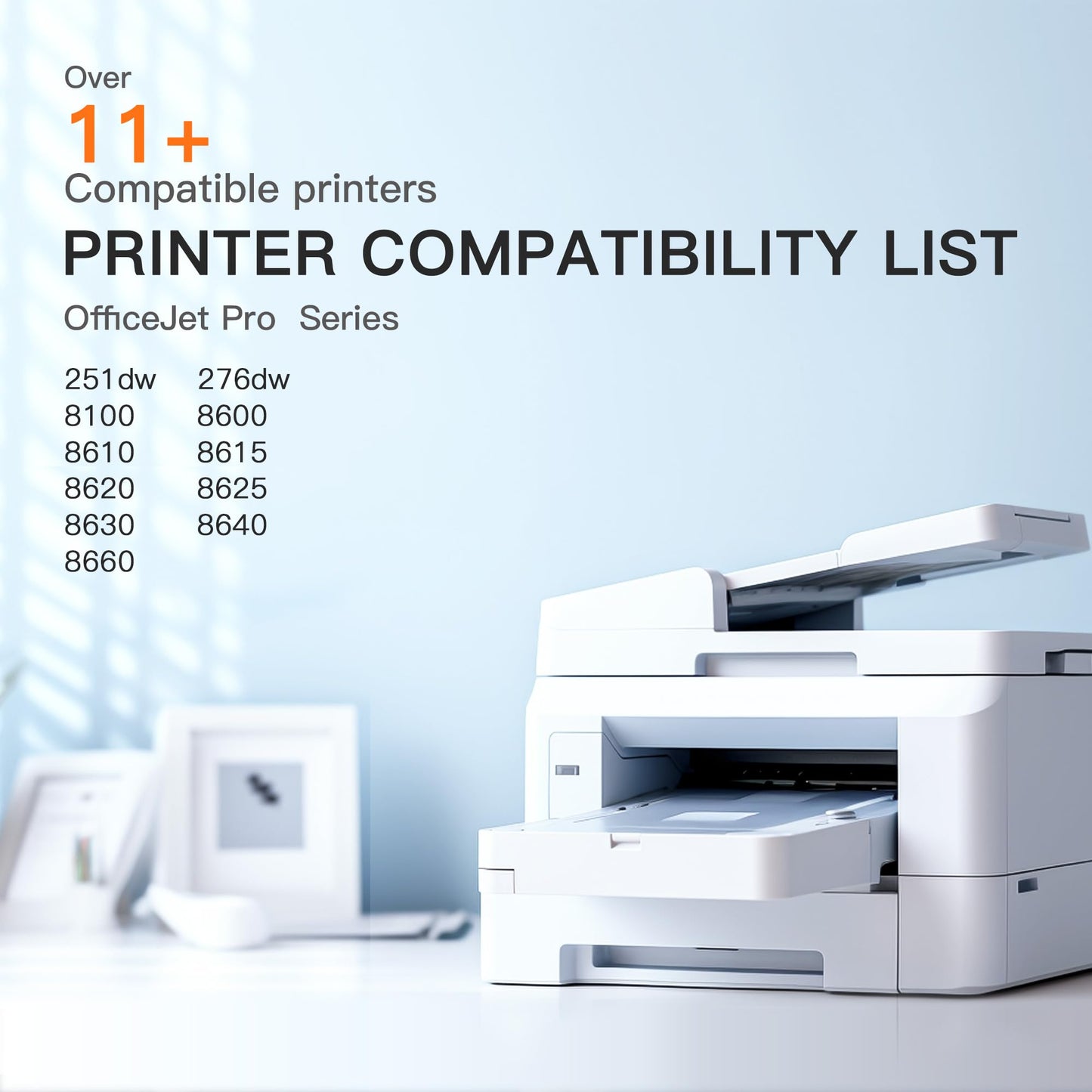 951XL Ink Cartridges Combo Pack Compatible for HP 951 for Pro 8600 (6 Pack)