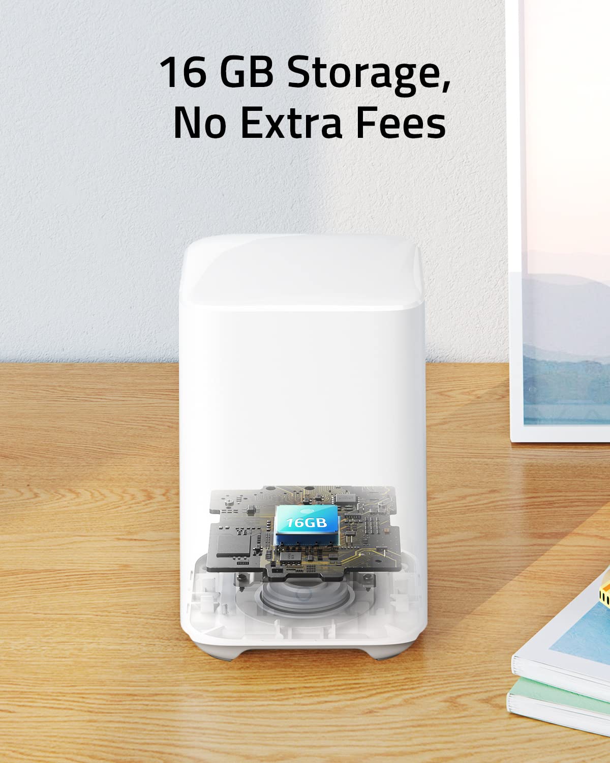 eufy Security HomeBase S280 for Security Camera, Indoor and Outdoor, Apple HomeKit Compatible, No Monthly Fee, 16GB Local Storage, Compatible