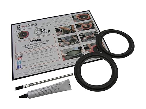 Optimus 5 Inch Foam Speaker Repair Kit FSK-5L (Pair)