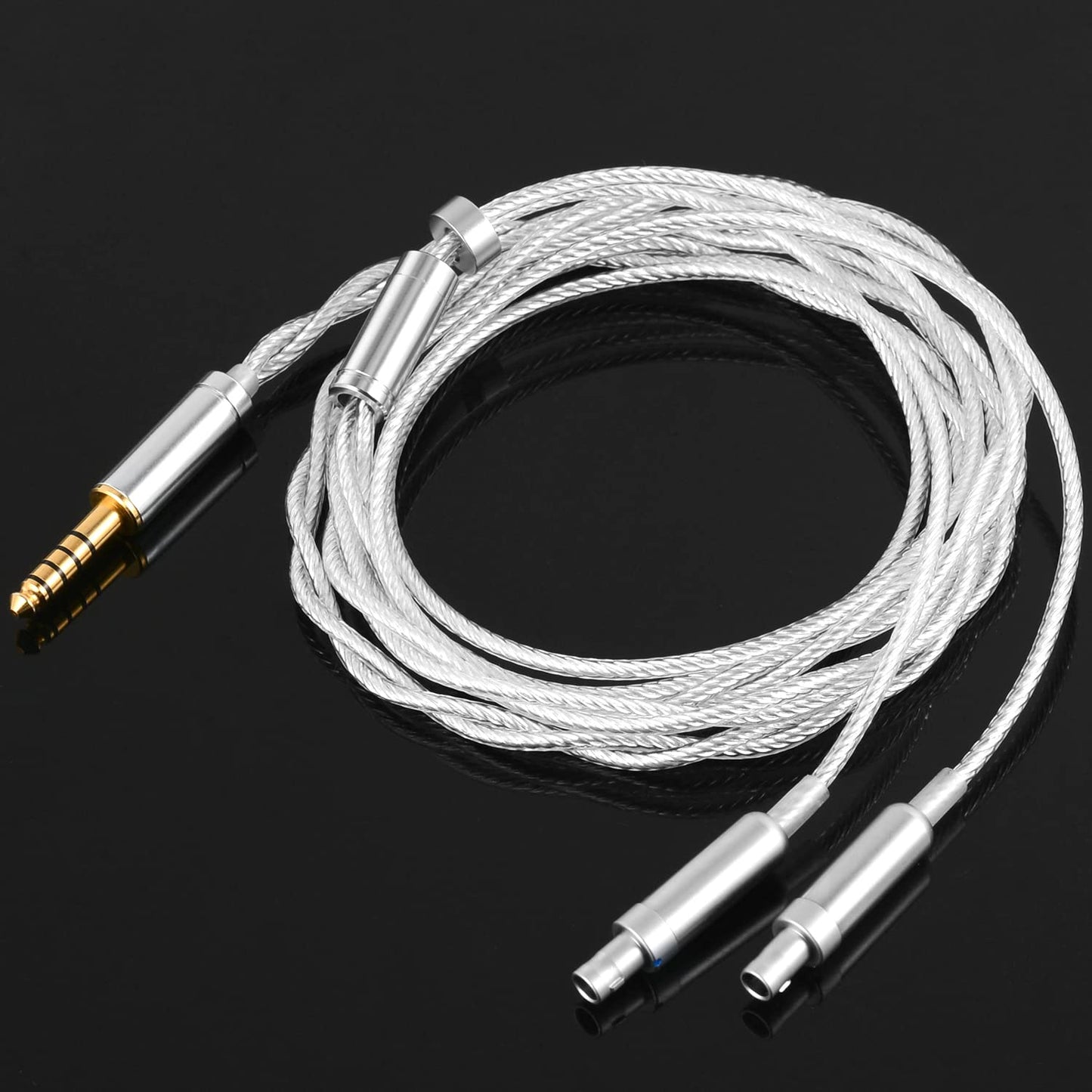 FAAEAL Silver Plated Replacement Audio Upgrade Cable Compatible with Sennheiser HD800 HD800s HD8XX HD820 HD820s Dharma D1000 Headphones Wired Upgrade…