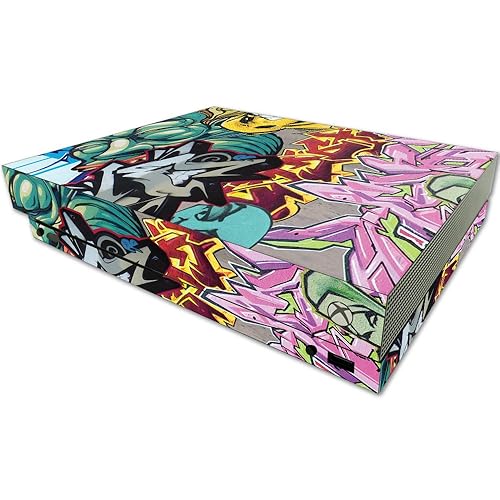 MightySkins Skin Compatible with Microsoft One X Console Only - Graffiti Wild Styles | Protective, Durable, and Unique Vinyl wrap Cover | Easy
