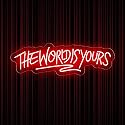 The World is Yours Neon Sign Dimmable World Yours LED Sign for Wall Decor USB Powered Neon Light for Man Cave Home Bar Bistro Club Cafe Wedding Game
