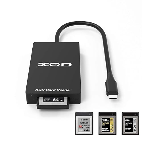 Upgraded Version Sony XQD Reader, Compatible with Sony G/M Series, Lexar 2933x/1400x USB-C XQD Card for Windows/Mac OS
