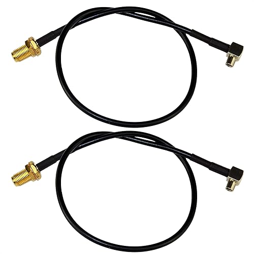 Proxicast 12 inch TS9 to SMA Female External Antenna Adapter Cable Pigtail for 4G/5G Modems, Hotspots & Routers - Nighthawk M6/MR6500, M5/MR5100
