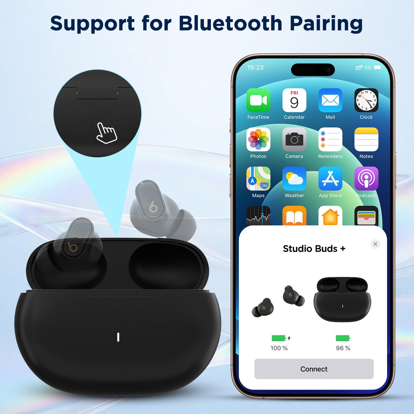 Replacement Charging Case for Beats Studio Buds & Studio Buds+
