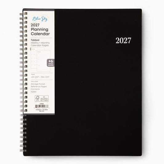 Blue Sky 2027 Weekly & Monthly Planner Calendar, 8.5"x11", Enterprise