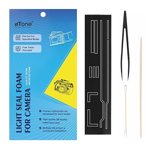 PreCut Light Seal Foam Sponge Kit Repair for Canon AE-1/AE-1 Program Film Camera