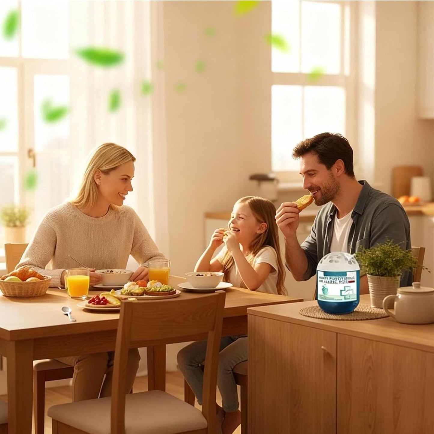 Indoor Air Purification Dust Removal Magic Box, Multi-functional Air Magic Box Cleaner, Long-Lasting Airs Freshener, Automatic Dust Collection Airs