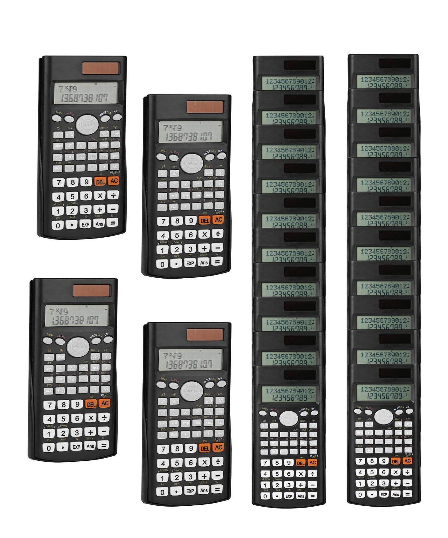 Mr. Pen- Scientific Calculators, 24 pcs, 2 Line Calculator for School, Fraction Calculator Scientific Calculator, Bulk, for School, High School
