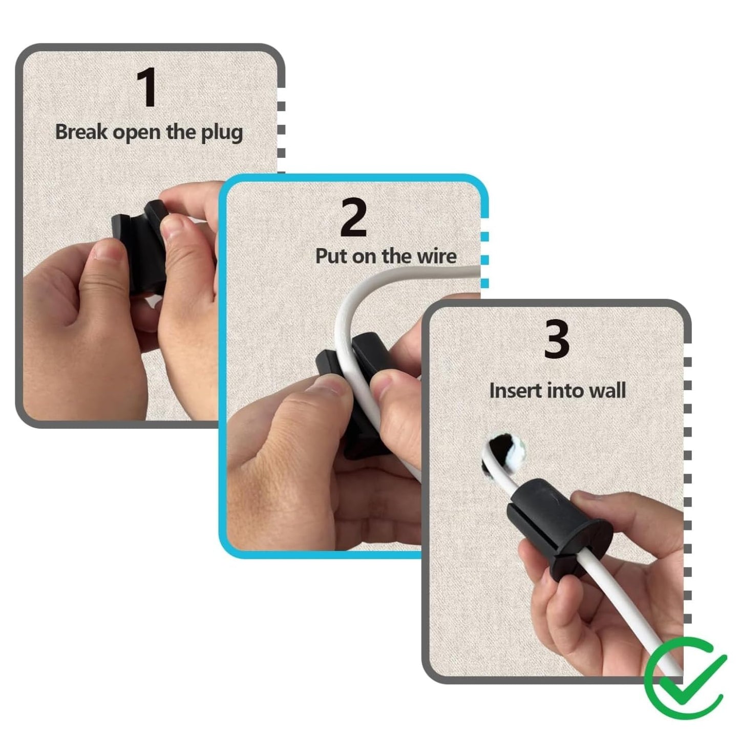 Starlink Cable Routing Kit, SMANSNAY 4PCS Starlink Wall Grommets Accessories for Cables Pass Through mounting kit, with 1" Spade Drill Bit, 40pcs Wall