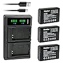 Kastar 3-Pack Battery and LTD2 USB Charger Replacement for Canon LP-E12 LPE12 Battery, Canon LC-E12 LC-E12E Charger, Canon EOS M50 Mark II, EOS M100