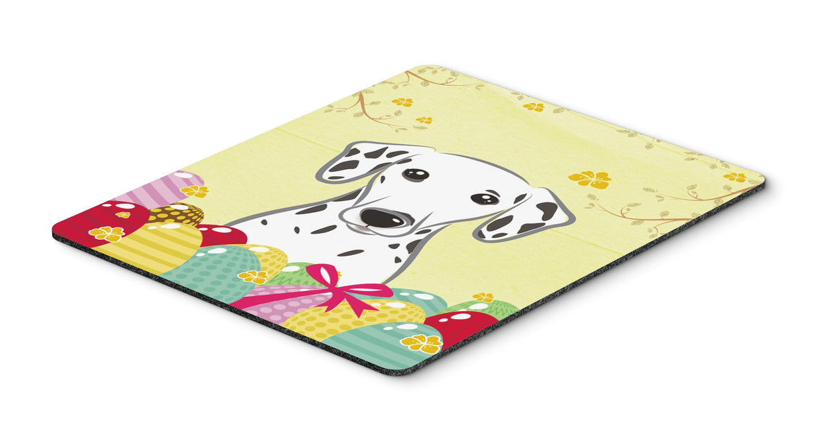 Caroline's Treasures BB1892MP Dalmatian Easter Egg Hunt Mouse Pad, Hot Pad or Trivet for Home Office Gaming Working Computers Laptop Mouse