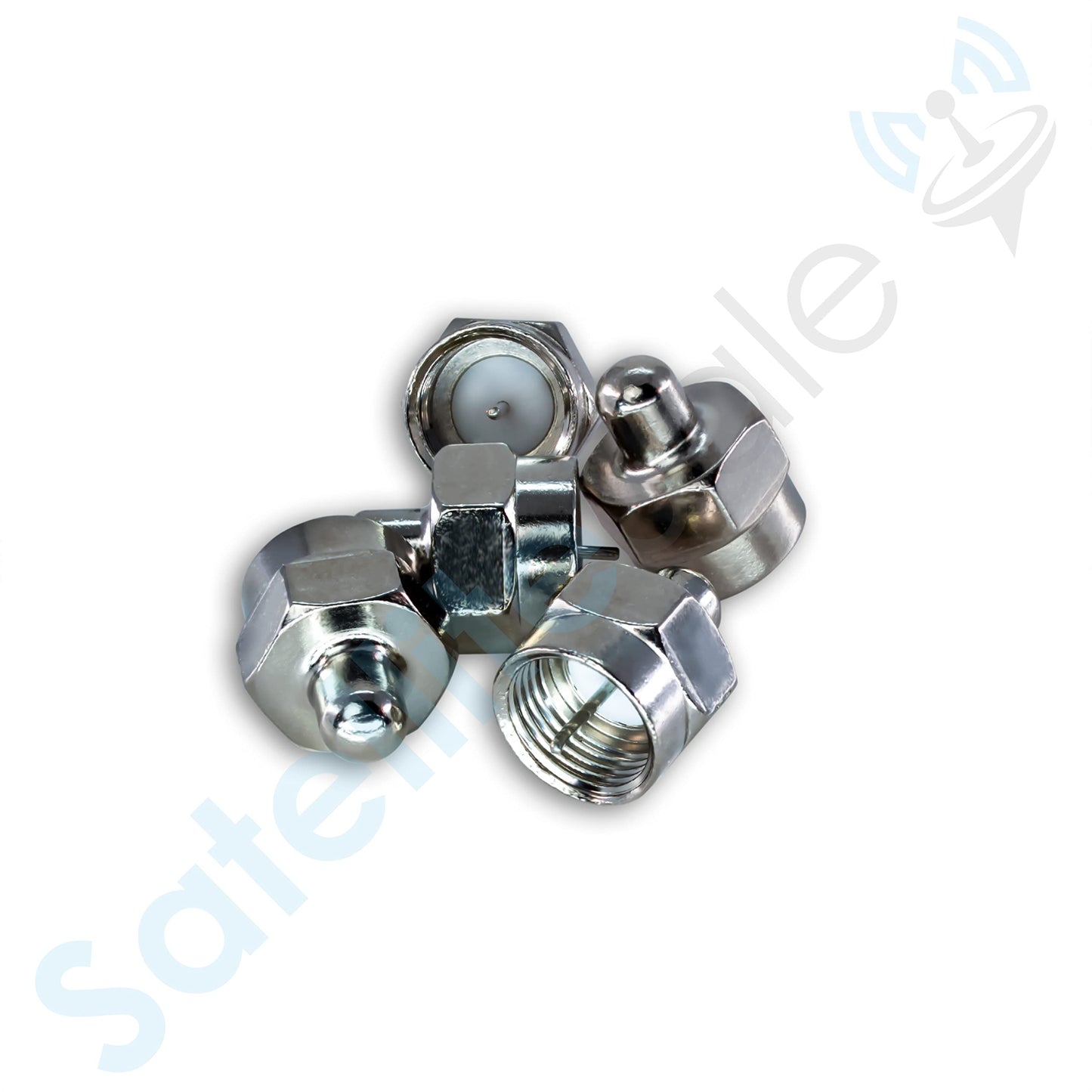 SatelliteSale Universal F-Type 75 Ohm Coaxial Terminator 5-2050 Mhz (Pack of 25)