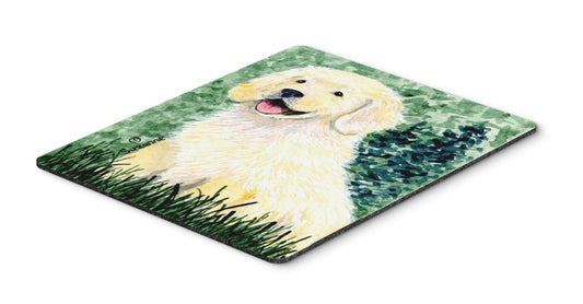 Caroline's Treasures SS8739MP Golden Retriever Mouse Pad, Hot Pad or Trivet for Home Office Gaming Working Computers Laptop Mouse Mat,Washable Large