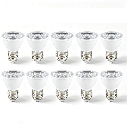 yayutelight E26 LED Spotlight Bulbs, 5W PAR16 Light Bulb 50W Equivalent,500Lm,Dimmable 10 Pack (Warm White 3000K)