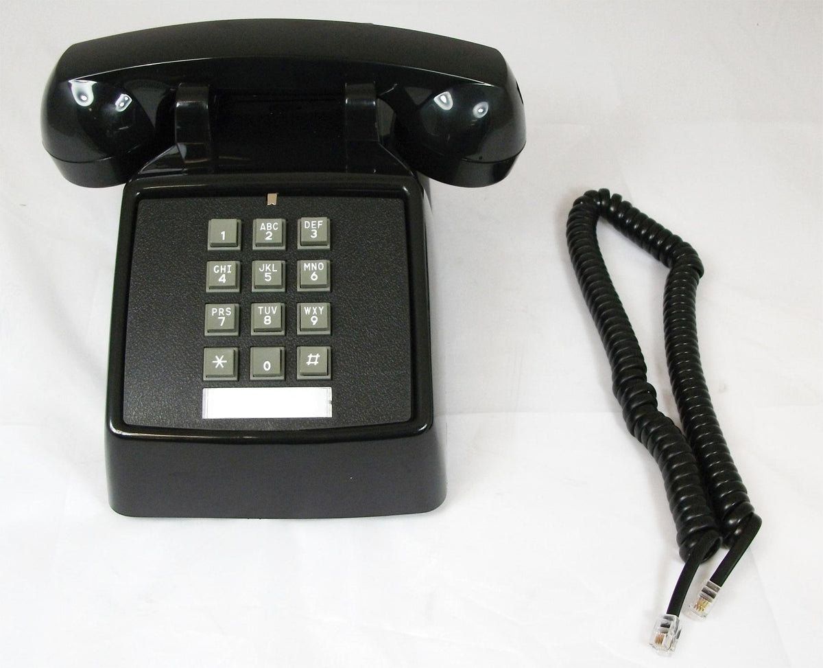 Cortelco (ITT-2500-MD-BK) Single Line Desk Telephone