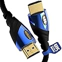 Monster 8K HDMI Cable - Xbox Series X & PlayStation 5 HDMI Cable w/ 24K Gold Contacts & V-Grip, 48 Gbps Speed, 60/120 Hz Refresh Rate, Dynamic HDR