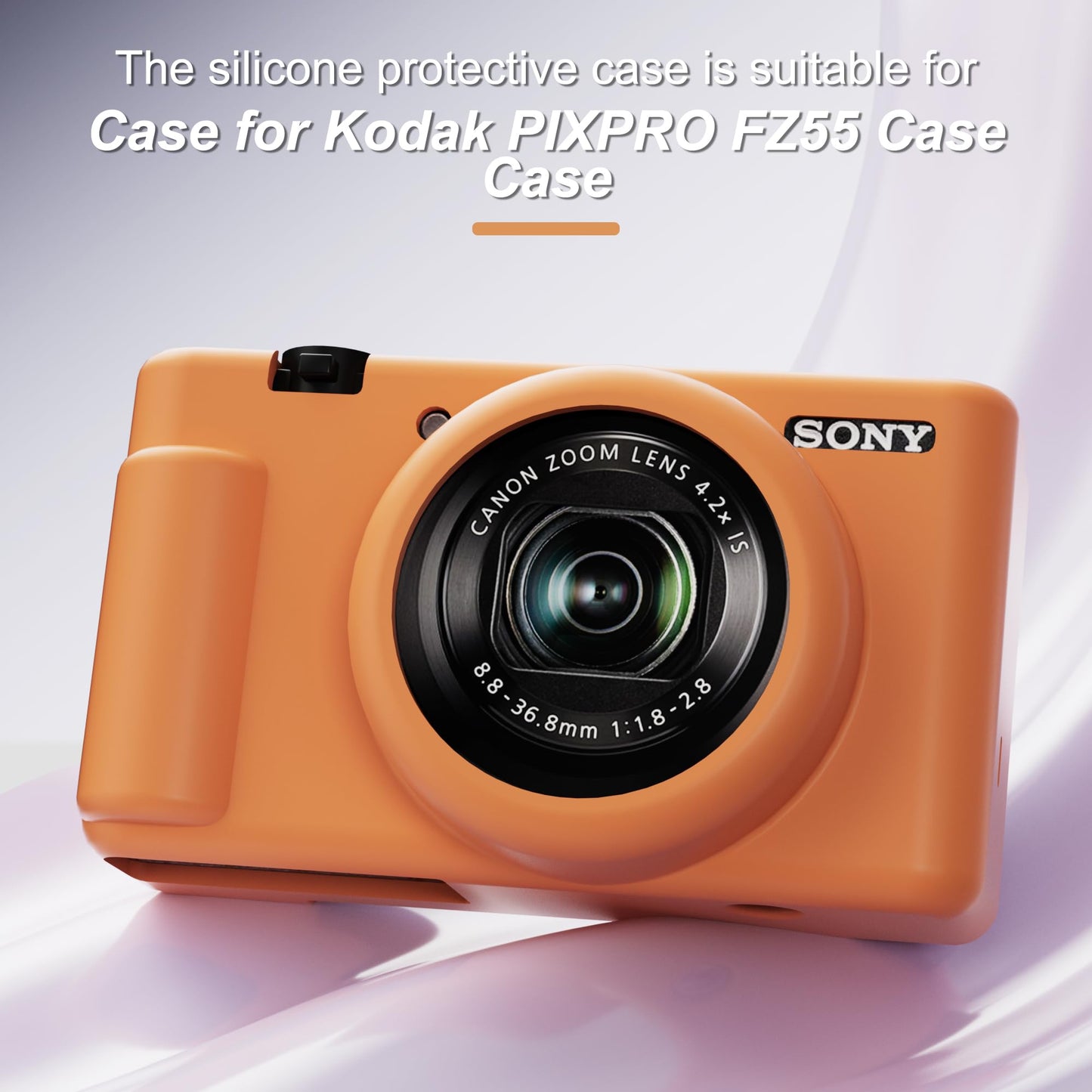 TUOOUT Offers a Silicone Protective case for the Sony ZV-1ii Digital Camera, Complete with a Screen Protector and Lanyard, Making it an Excellent
