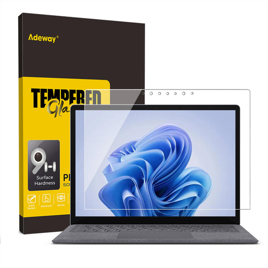 Adeway?15 inch Tempered Screen Protector For Microsoft Surface Laptop 5/Laptop 6, 9H Hardness, HD Clear, Ultra Sensitivity, Surface Laptop4/3/2/1