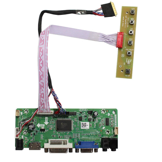 VSDISPLAY VGA DVI LVDs Controller Board 40Pin for 15.6" 1366x768 LP156WH2 LP156WH3 LP156WH4 TL B156XW02 N156B6-L0b LCD Screen
