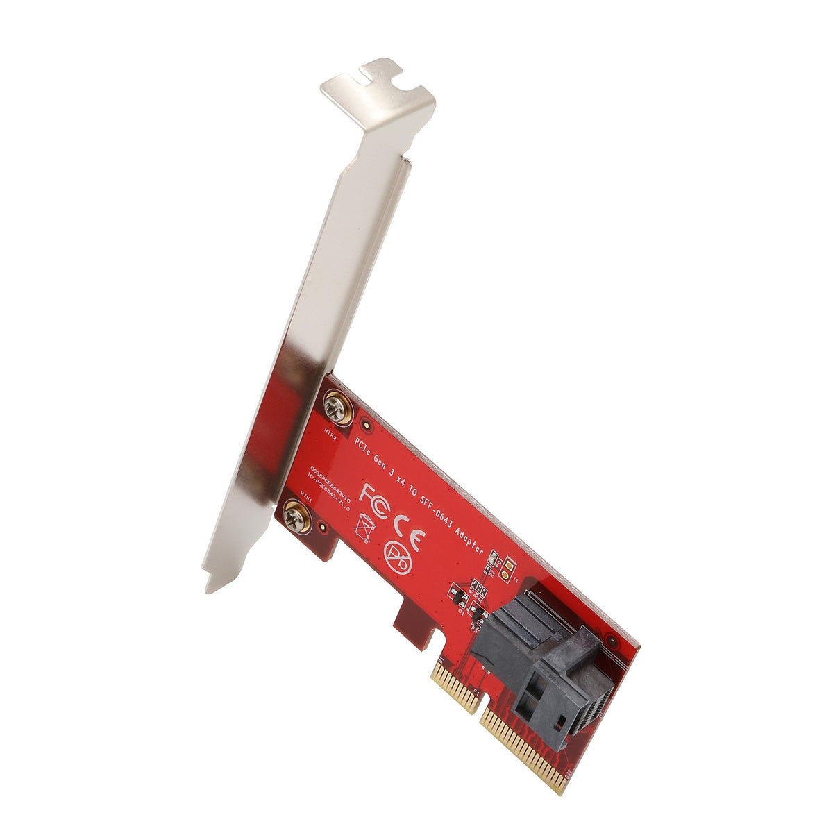 Syba IOCrest SI-PEX40119 2.5" NVME U.2 SFF-8639 to PCI-e 3.0 x4 Adapter Card with U.2 to miniSAS Cable