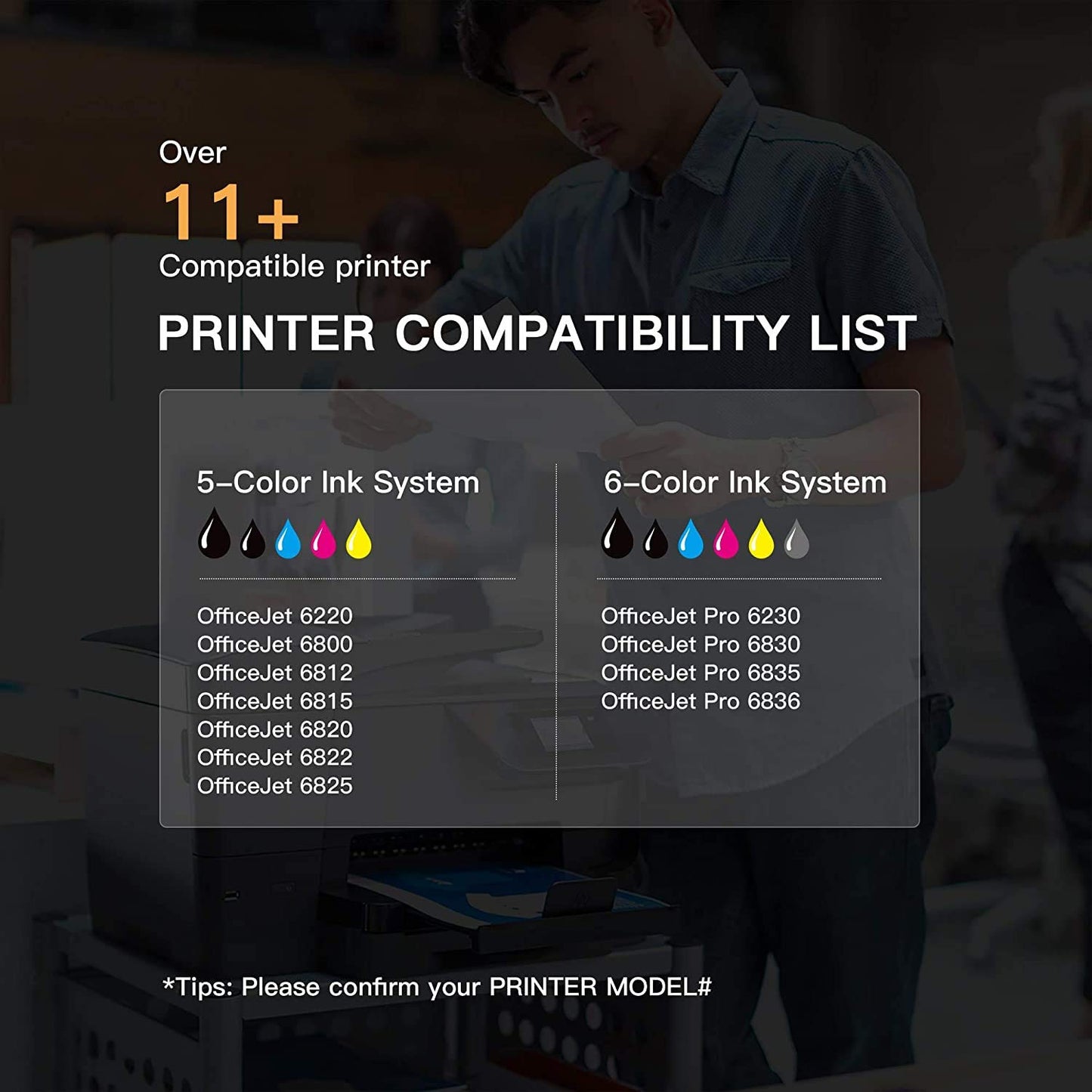 E-Z Ink (TM) Compatible Ink Cartridge Replacement for HP 934 XL 935 XL 934XL 935XL to use with Officejet 6230 6830 6815 6812 6835 6820 Printer (2