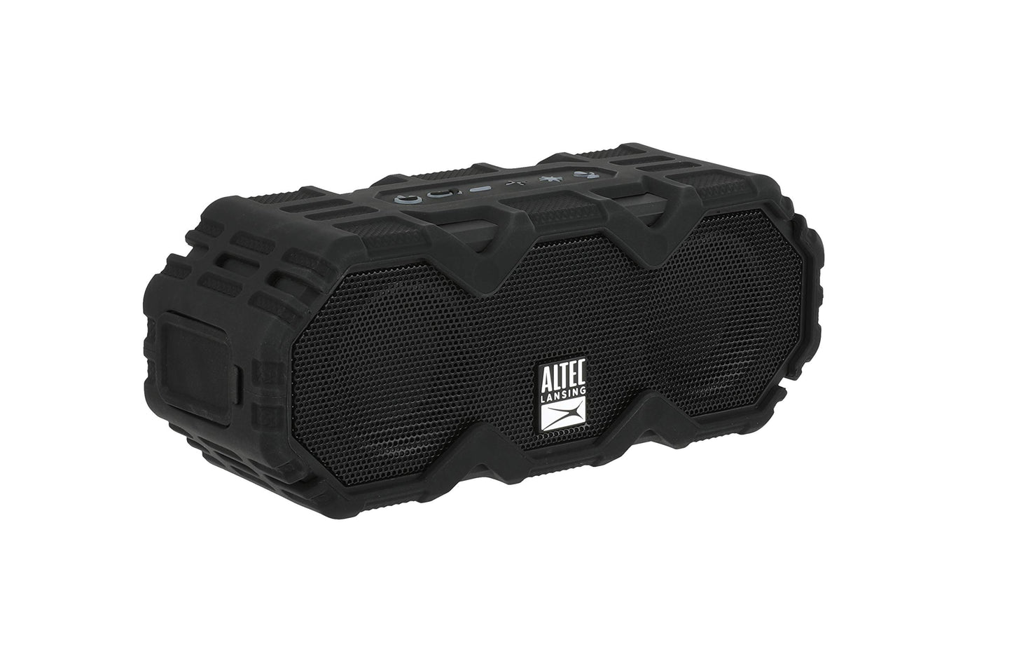 Altec Lansing LifeJacket Mini - Waterproof Bluetooth Speaker with Lights, Portable Wireless Speaker for Pool, Beach, Hiking, Sports, Camping, 16 Hour