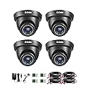 ZOSI 4 Pack 1080P 1920TVL HD-TVI Dome Security Cameras,Night Vision,2MP Indoor Outdoor Home Surveillance CCTV Camera for 1080P/5MP/4K TVI Analog DVR