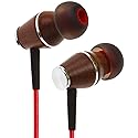 Symphonized XTC 2.0 Earbuds with Mic, Premium Genuine Wood Stereo Earphones, Hand-Made in-Ear Noise-isolating Headphones with Tangle-Free Innovative…