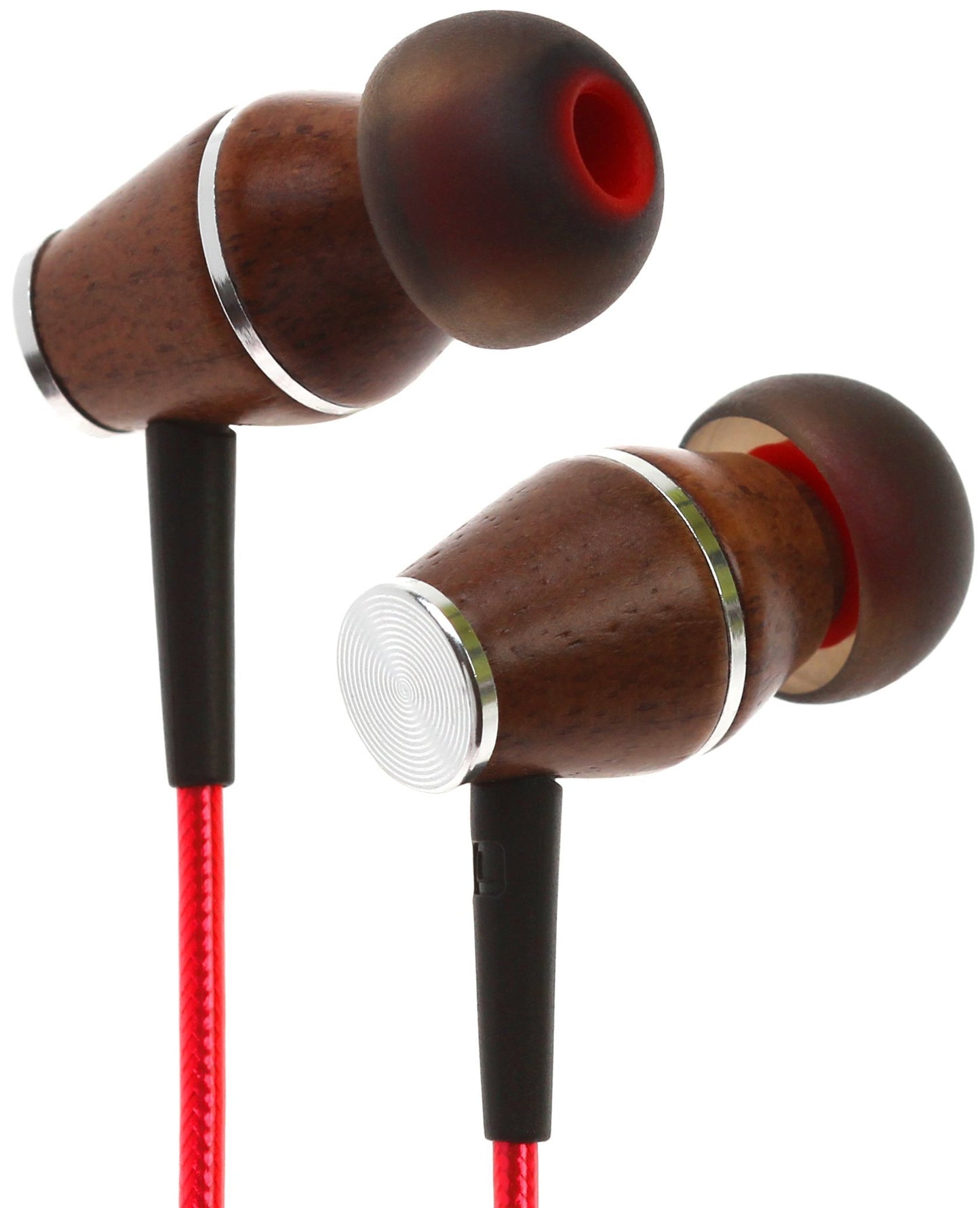 Symphonized XTC 2.0 Earbuds with Mic, Premium Genuine Wood Stereo Earphones, Hand-Made in-Ear Noise-isolating Headphones with Tangle-Free Innovative…