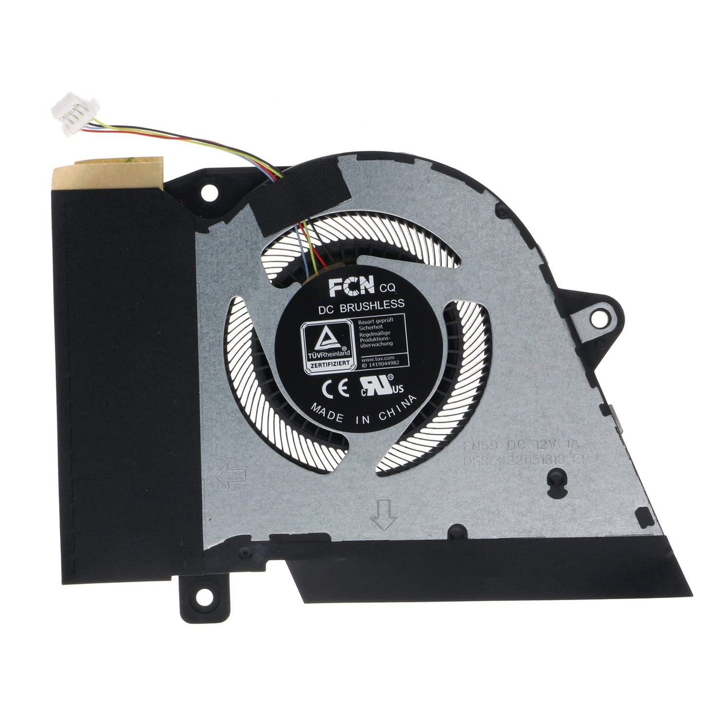Replacement CPU & GPU Cooling Fan for ASUS ROG Zephyrus G14 GA401QE GA401QH GA401QM GA401IHR GA401Q GA401QM GA401QC 12V FN58 FNNW 13NR05S0AP0101