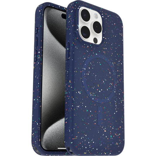 OtterBox Core Series for MagSafe for iPhone 15 Pro Max - Blueberry Pie Blue, Sleek Rubber Design, Smooth Finish, Camera Bumpers, and Protective Screen