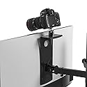 HumanCentric DSLR Monitor Mount Small, Desk Camera Mounting, Light Webcam, Microphone Shelf for Monitor VESA Arm, Replace Clamp Tripods, 100x100mm