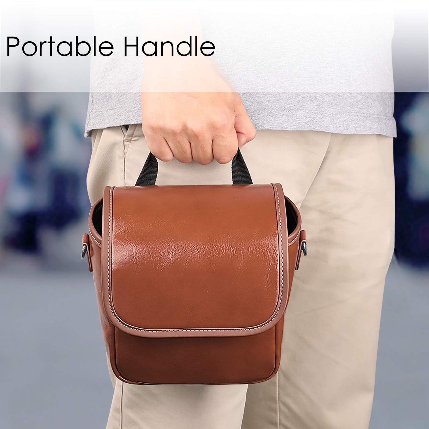 Fintie Camera Bag Compatible with Polaroid Now+ Generation 3/2/1 I-Type, Polaroid Now Gen 3rd/2nd/1st, OneStep 2 VF, I-2 Instant Film Camera Travel