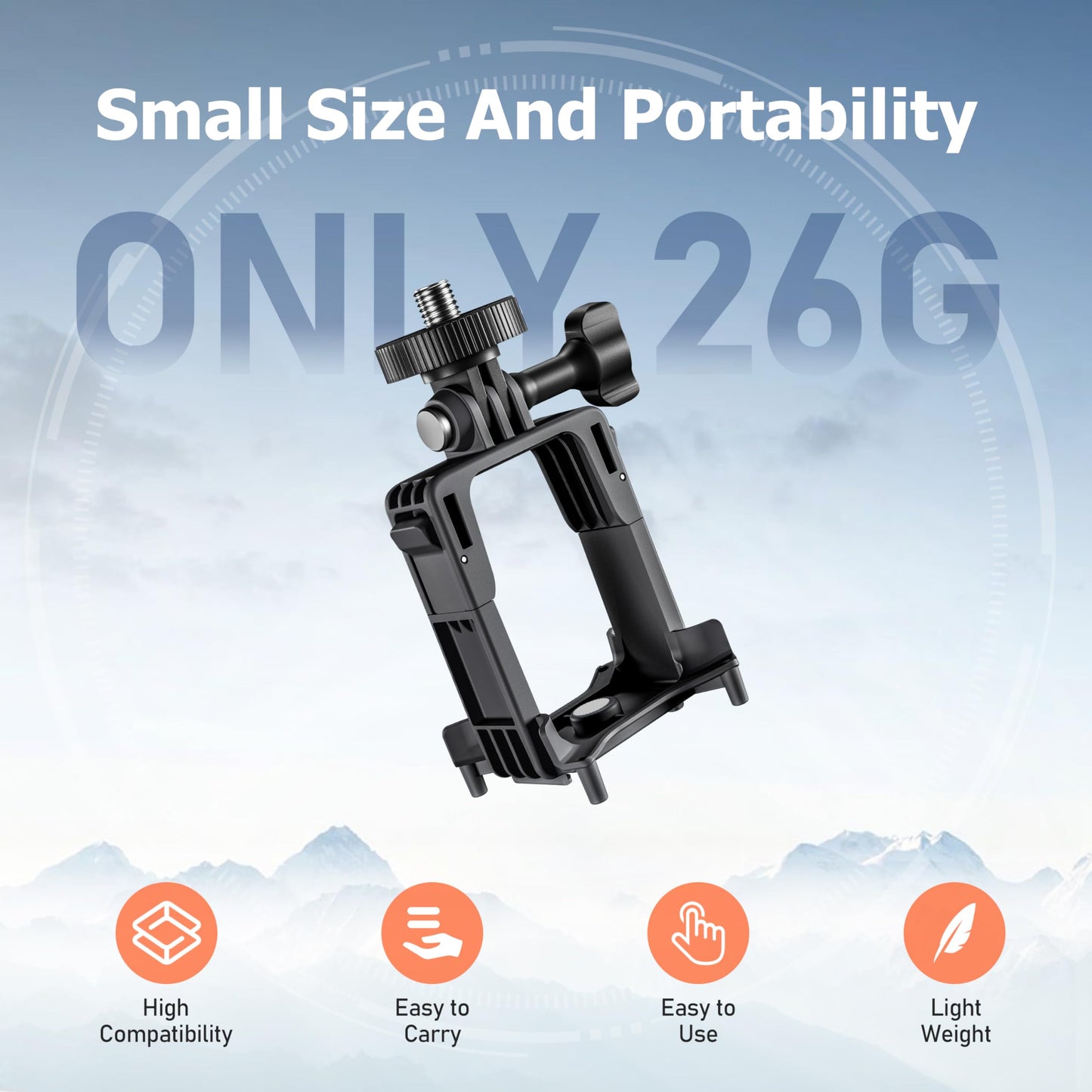 STARTRC PHOTO Avata 2 Camera Mount Extension Carry Mount with 1/4 Screw Adapter for DJI Avata 2 Accessories,Suitable for Action5 pro,for Gopro,Drone