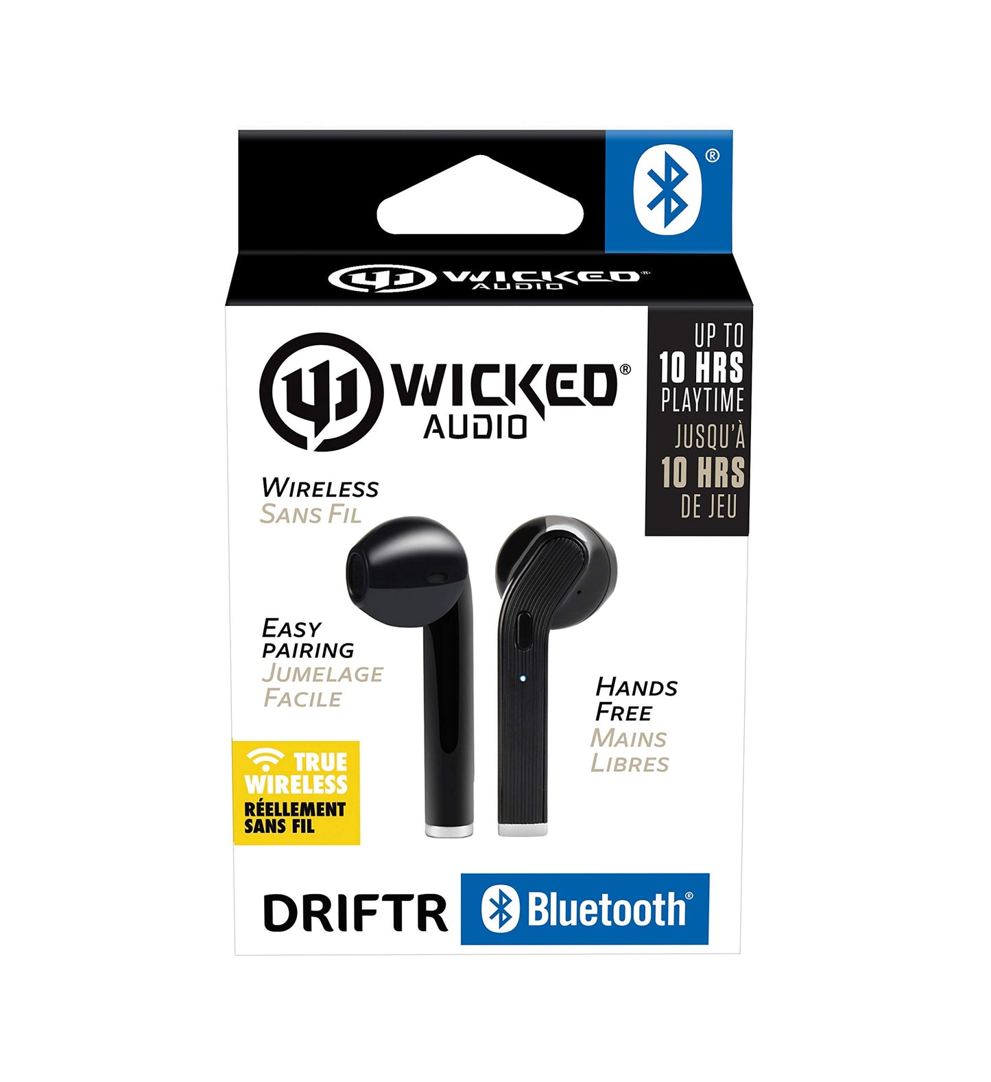 Wicked Audio WITW2150 Driftr True Wireless Earbuds - Black