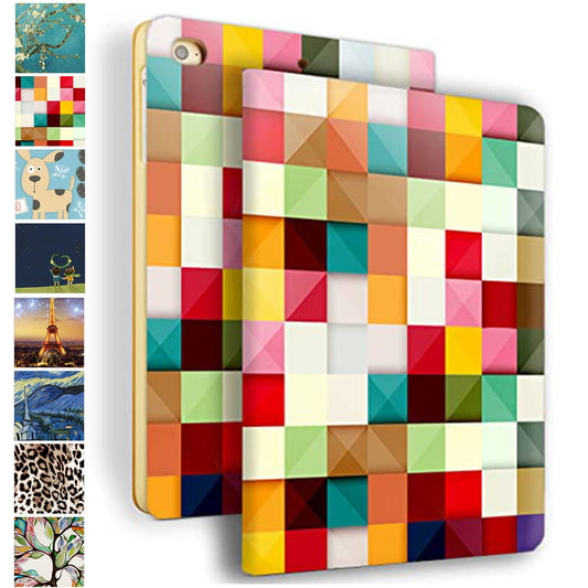 DuraSafe Cases for iPad 9.7 Inch 5/6 Gen 2017/2018 & Air 1 / Air 2 [ A1893 A1954 A1822 A1823 A1566 A1567 A1474 A1475 ] Printed Smart Cover Slim Folio
